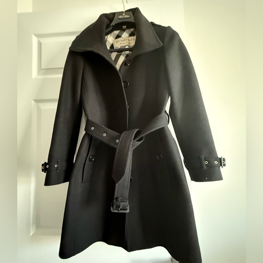 Burberry wool coat!